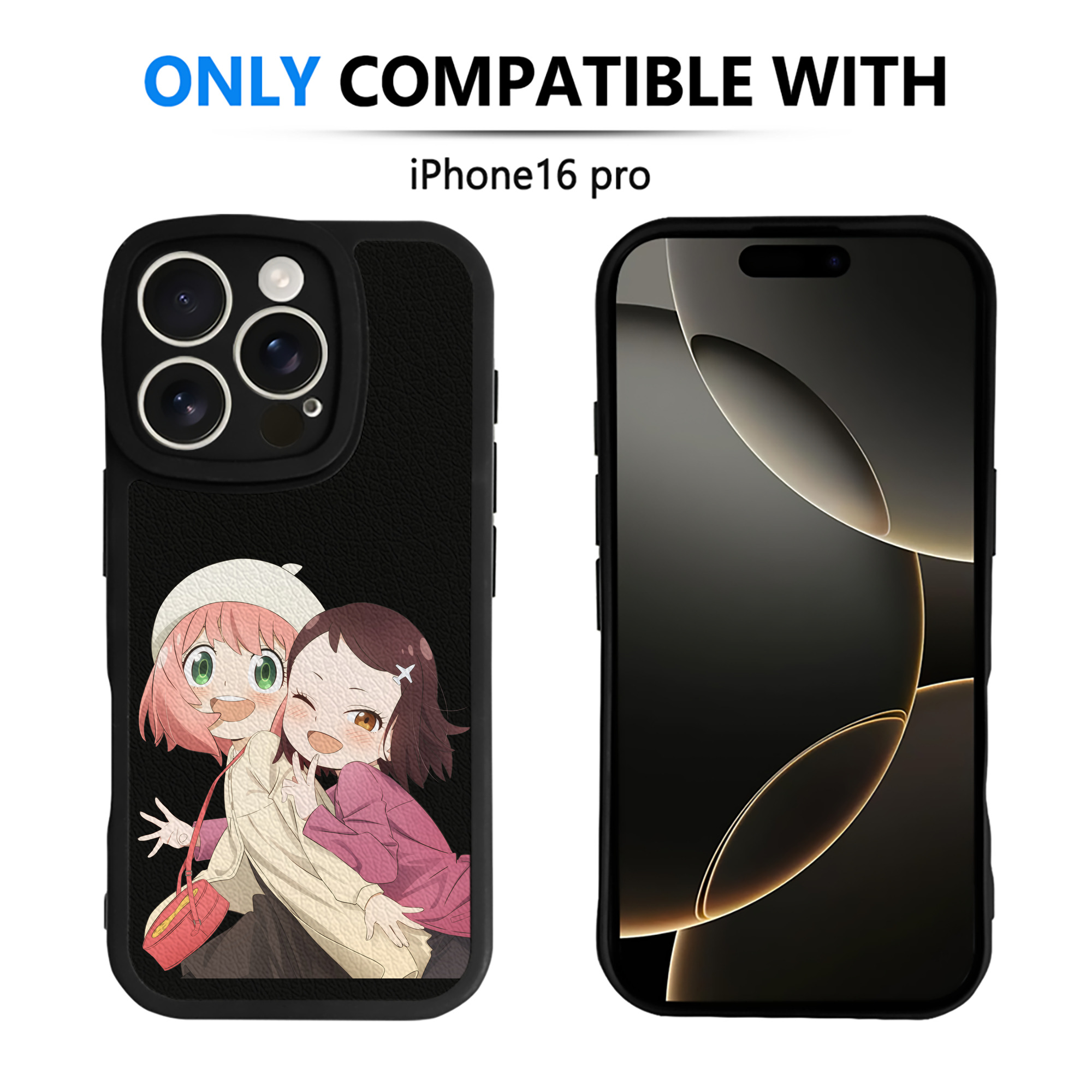 （画像用） SPY×FAMILY间谍家家酒 【iPhone 16シリーズ対応】シリコンスマホケース（レザー調） 材質：シリコン